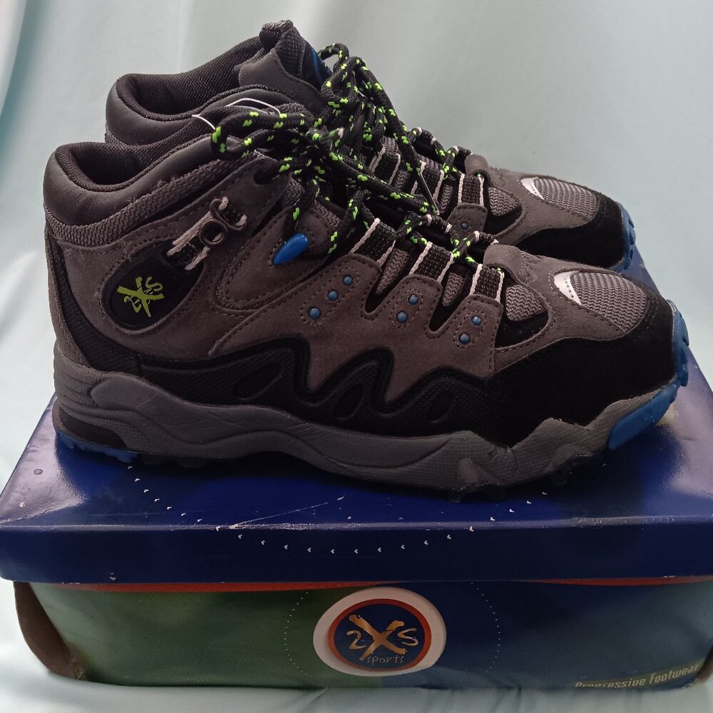 2XS Monsoon Trail Hiker Mid Sneaker Mens Size 8.5 Brown/Black Waterproof